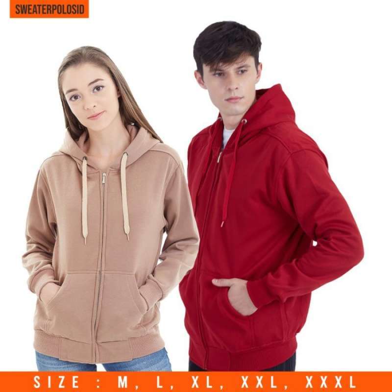 Jaket sweater hoodie zipper store