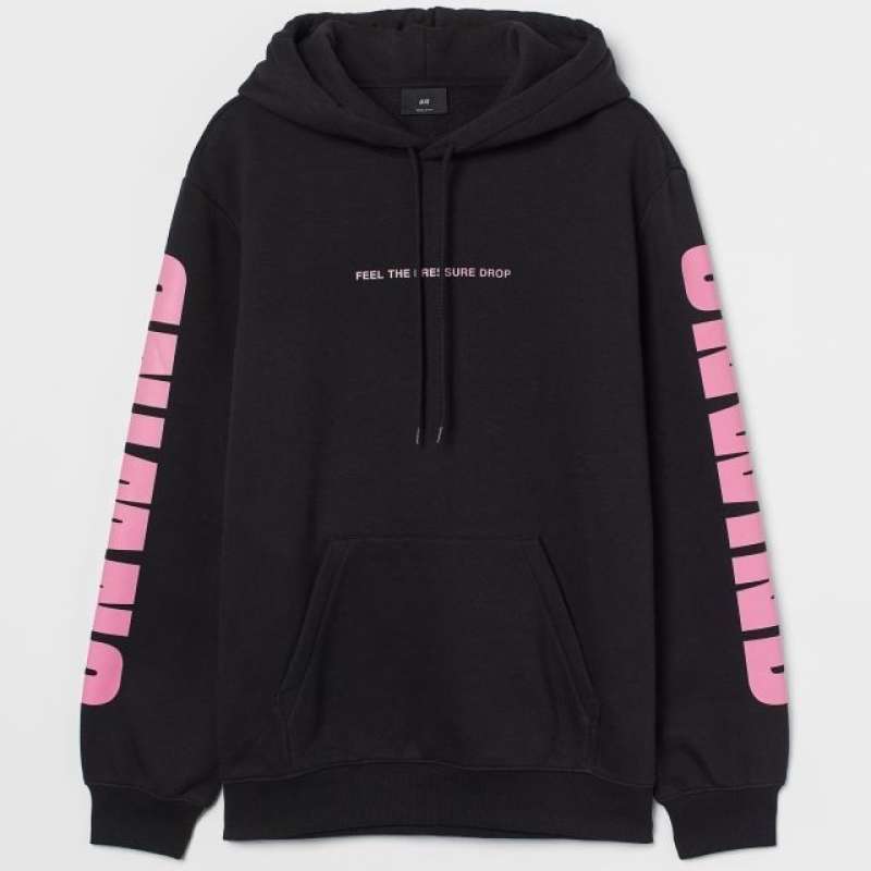 Promo Hoodie Sweater H M pria wanita Feel The Pressure Drop