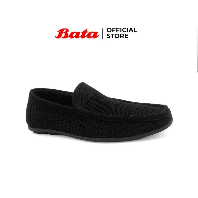 BATA Bata Men Mocassin Bian 8316157 Hitam 40