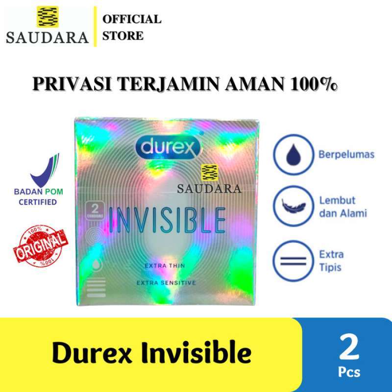 Kondom Durex Invisible - Isi 2 – Menteng Farma