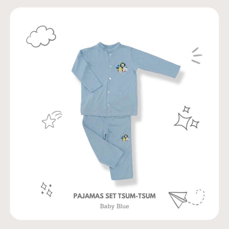 Jual Luzy Disney Pajamas Set Tsum Tsum Unisex Xs Xxl Colour Blue Di Seller Harlowkids Store Tambora Kota Jakarta Barat Blibli