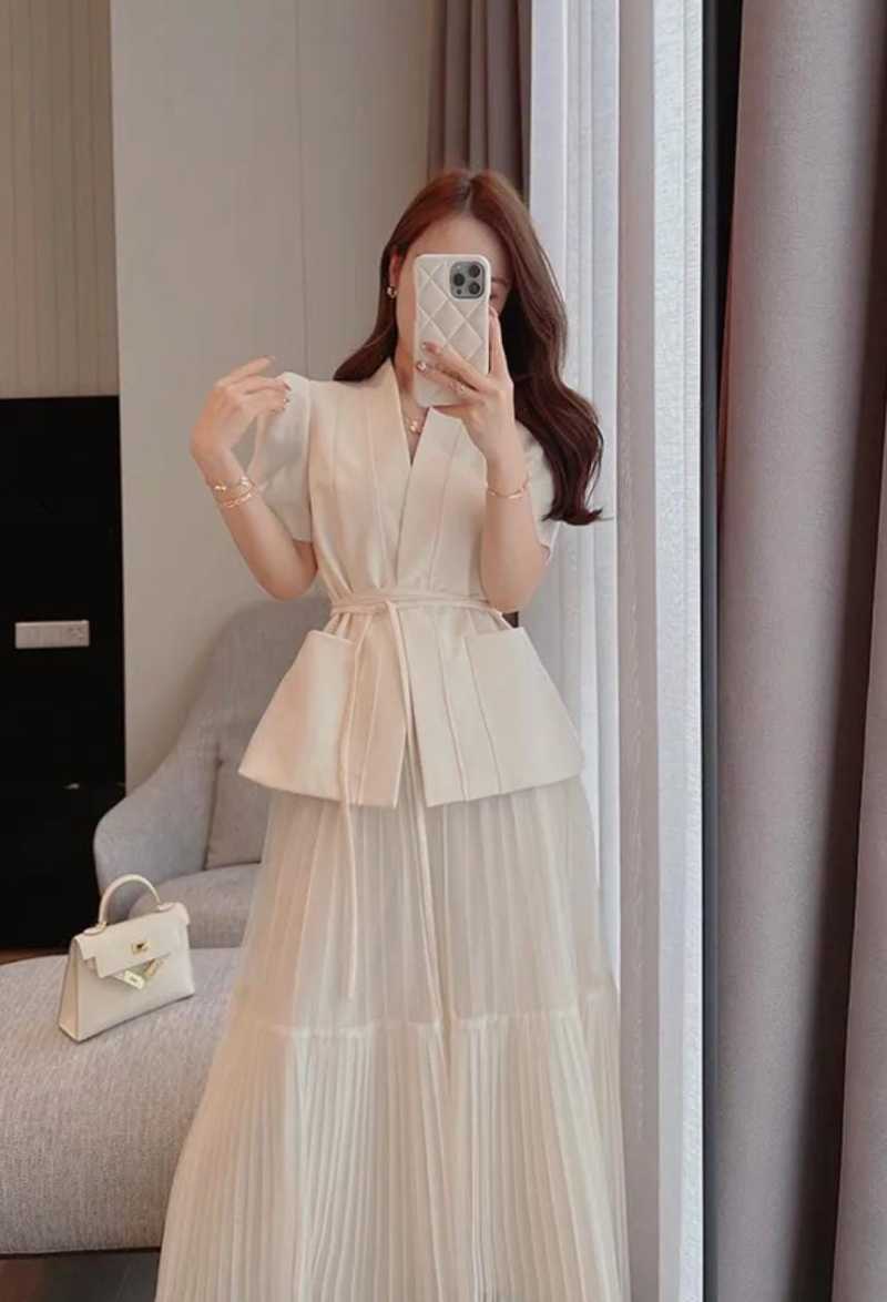 Gaun simple new arrivals elegant