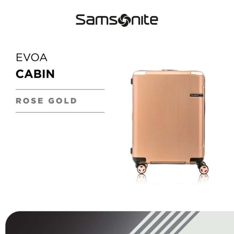 Samsonite evoa rose gold best sale