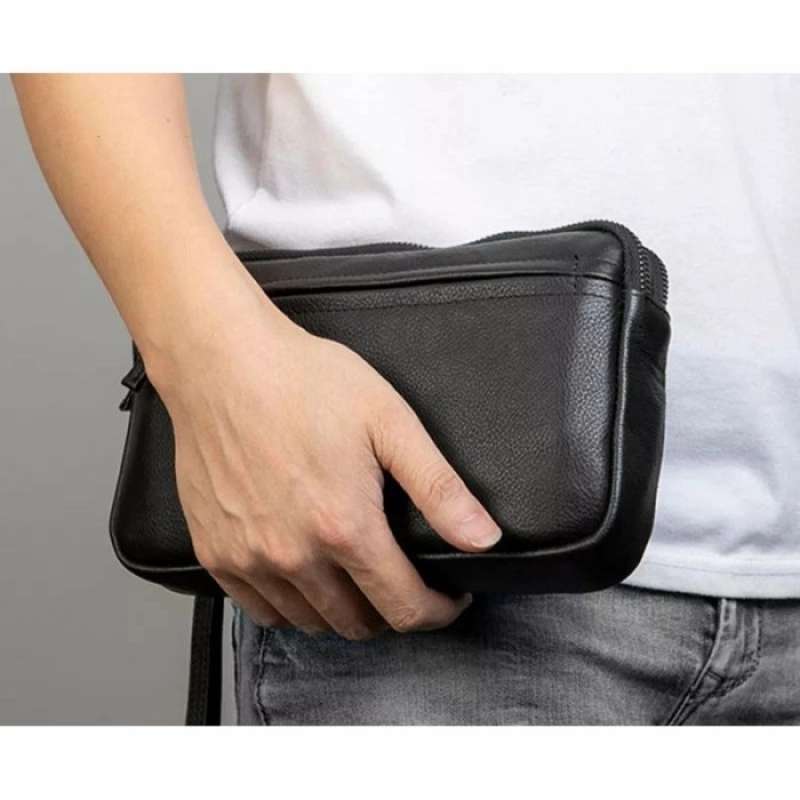 Promo Bossindo Tas Tangan Asli Kulit Pouch Pria Handbag Kulit Sapi Asli Garut Diskon 27 Di Seller Bossindo Official Gempolsari Kota Bandung Blibli