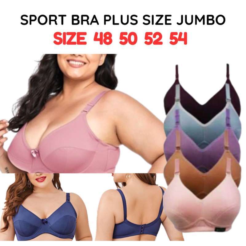 Jual Extra Plus Big Size Sport Bra Size 52 54 Cup D Bh Super Jumbo