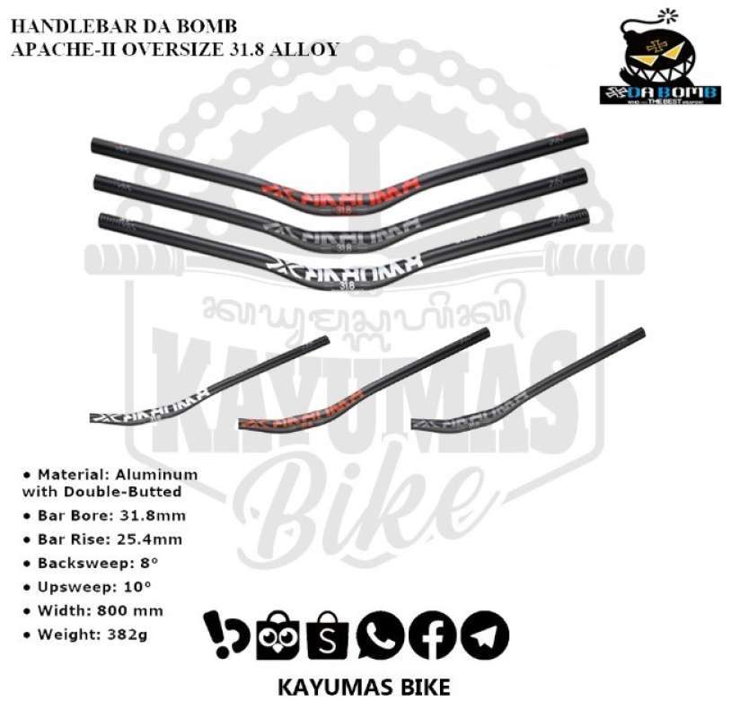 Dabomb store apache handlebar