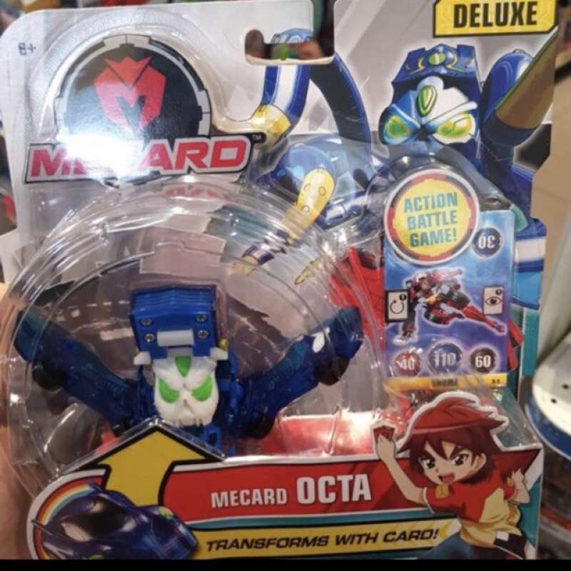 Promo HOBI KOLEKSI MAINAN GAMES TURNING MECARD OCTA DELUXE
