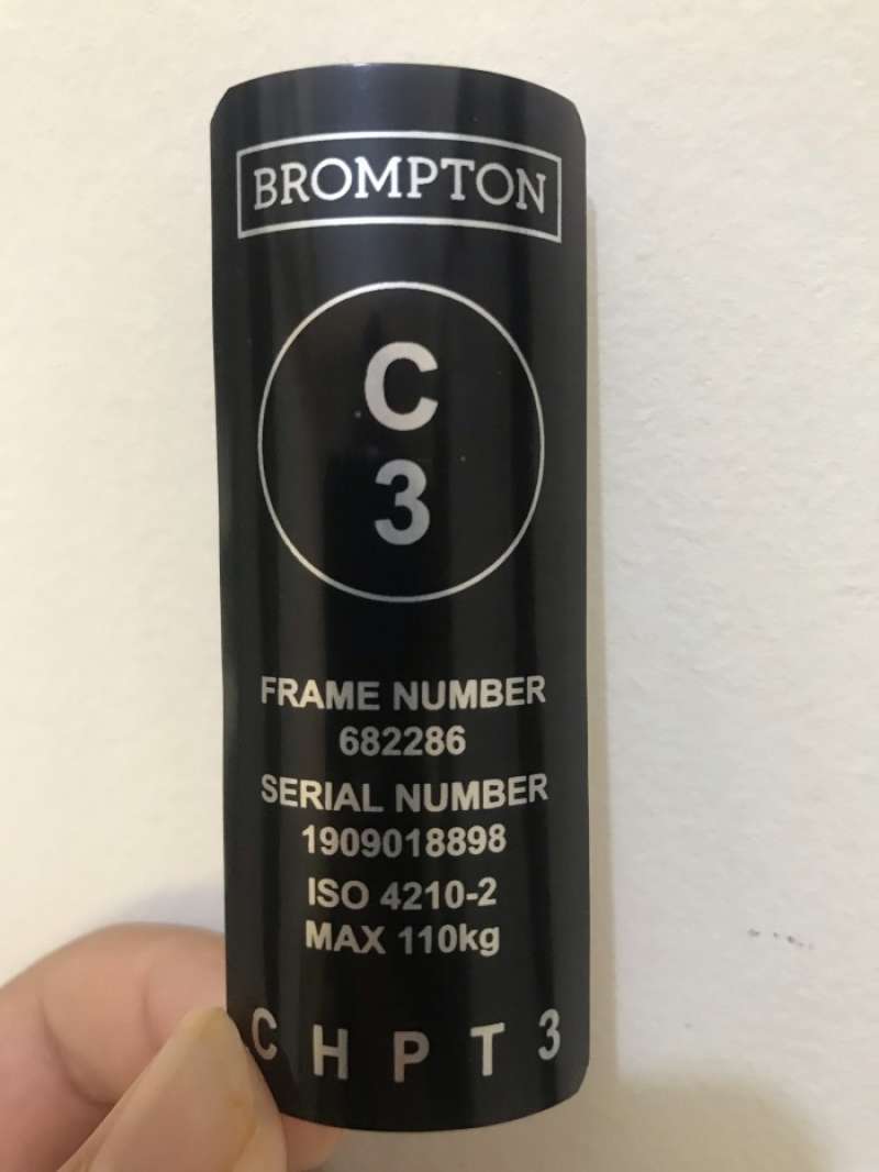 Brompton chpt3 hot sale v3 harga