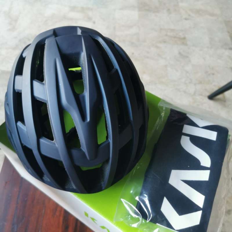 Jual kask valegro blue matte helm road sepeda di Seller Thalassaa