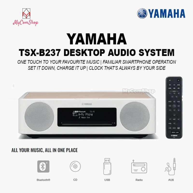 Jual Yamaha Tsx-b237 Desktop Audio System Bluetooth - Putih Di