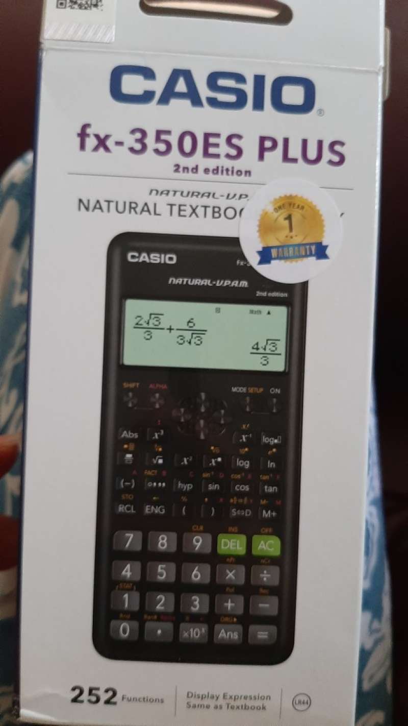 Kalkulator casio fx top 350 es plus