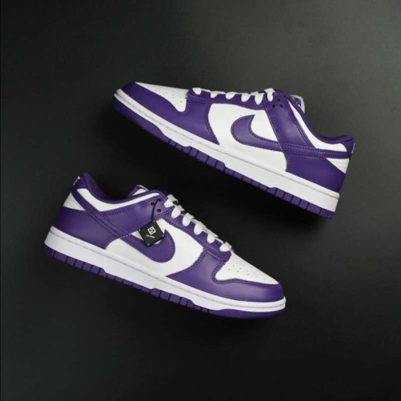 Jual Nike Dunk Low Championship Court Purple (100% Authentic) Di