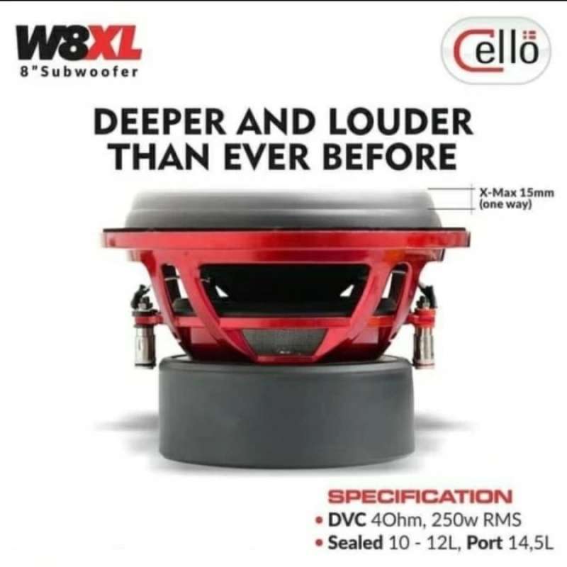 Subwoofer monster 8 shop inch