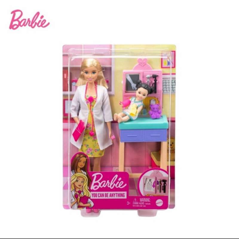 Barbie Happy Family Baby Doctor Barbie Doll Barbie Career Playset