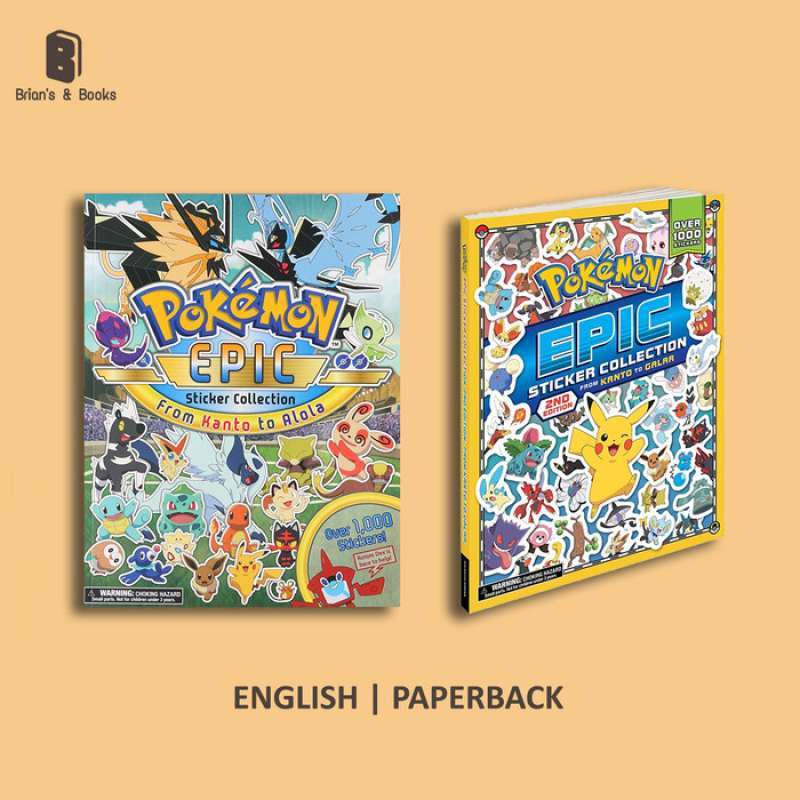 Pokémon Epic Sticker Collection 2nd Edition: From Kanto To Galar