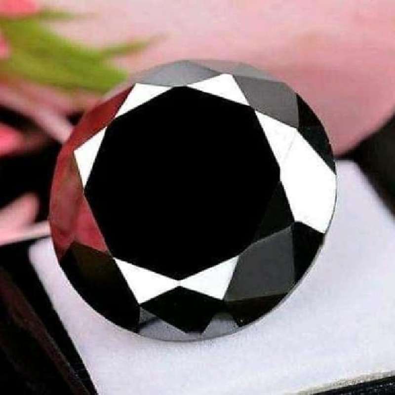 Jual Batu Permata Moissanite Black Diamond Lab Created Jumbo 11