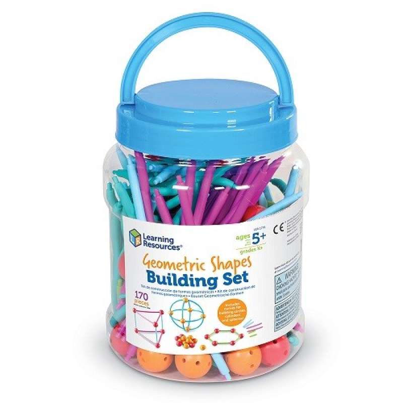 Jual learning resources geometric shapes building set di Seller