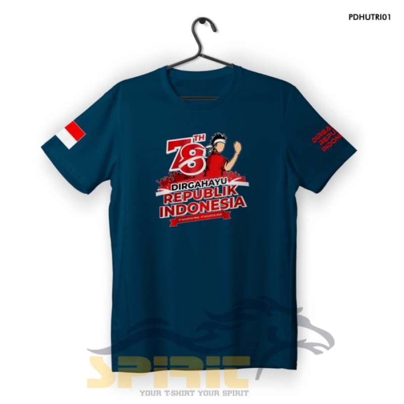 Promo Baju Kaos 17 Agustus Hari Kemerdekaan Indonesia Ke 78 Distro Premium Merah Xs Xs Navy Diskon 1 Di Seller Hijabfashion Serua Kota Depok Blibli