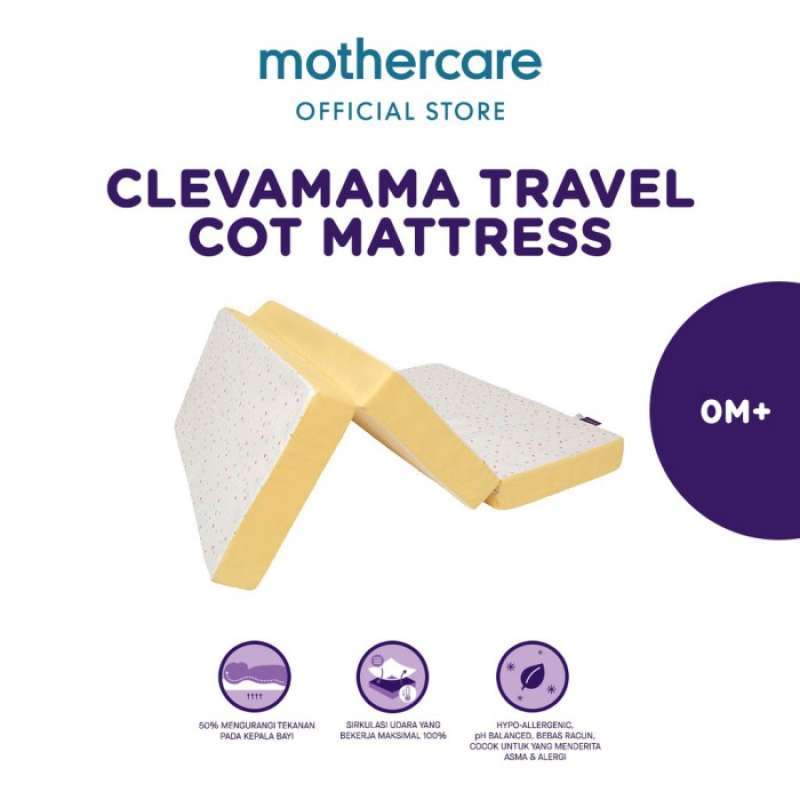 Clevamama travel cheap cot mattress