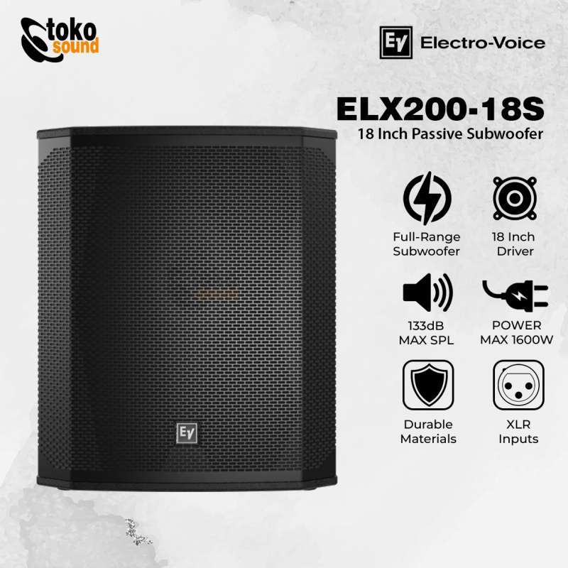 Electrovoice Elx200 18sp Ev Active Subwoofer Jual Electro-voice