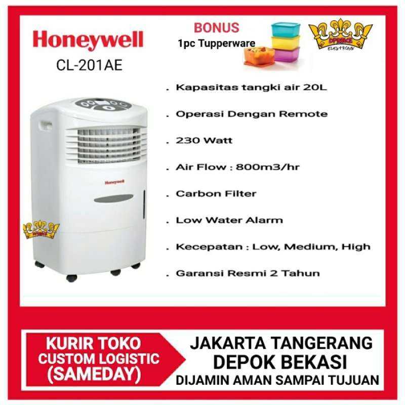 Promo Honeywell Cl201Ae Powerful Indoor Air Cooler Tangki 20L