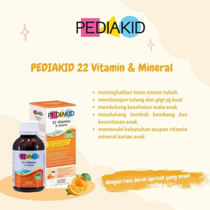 Pediakid 22 Vitamins & Trace Elements 125ml
