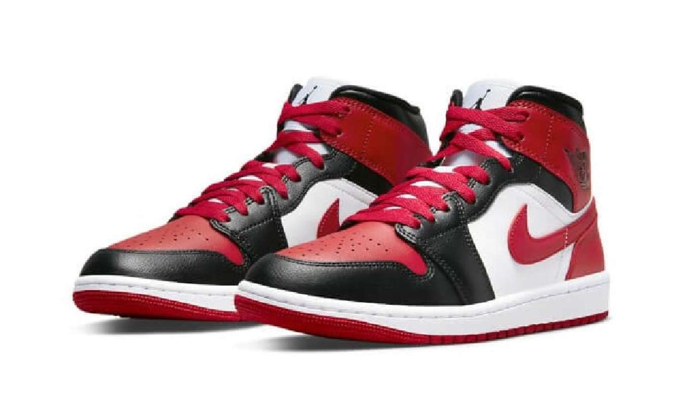 Jual AIR JORDAN 1 Mid Alternate Bred Toe W di Seller six6street