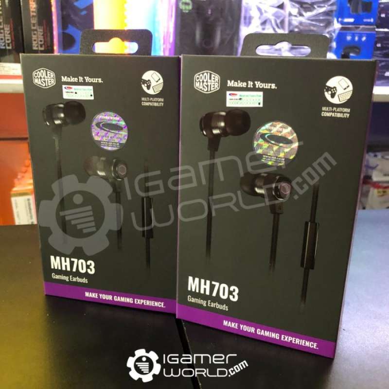 Jual Cooler Master MasterPulse MH703 in ear Gaming Earphone di