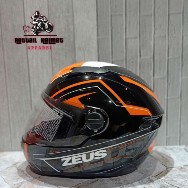 Helm zeus orange top