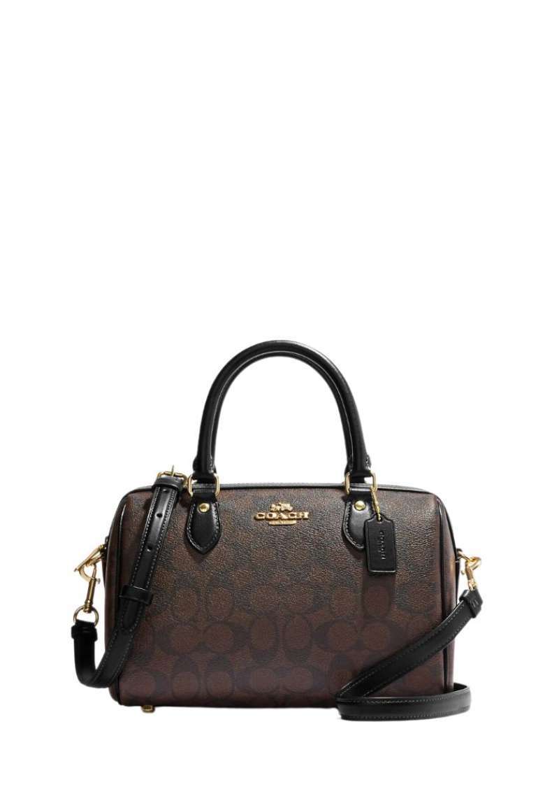 Coach elise satchel in signature 2025 canvas