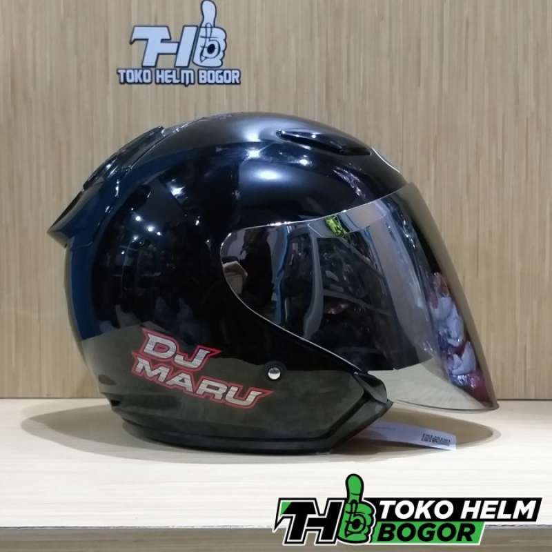 Promo Kyt Dj Maru Black Visor Venom Silver Diskon 23 di Seller