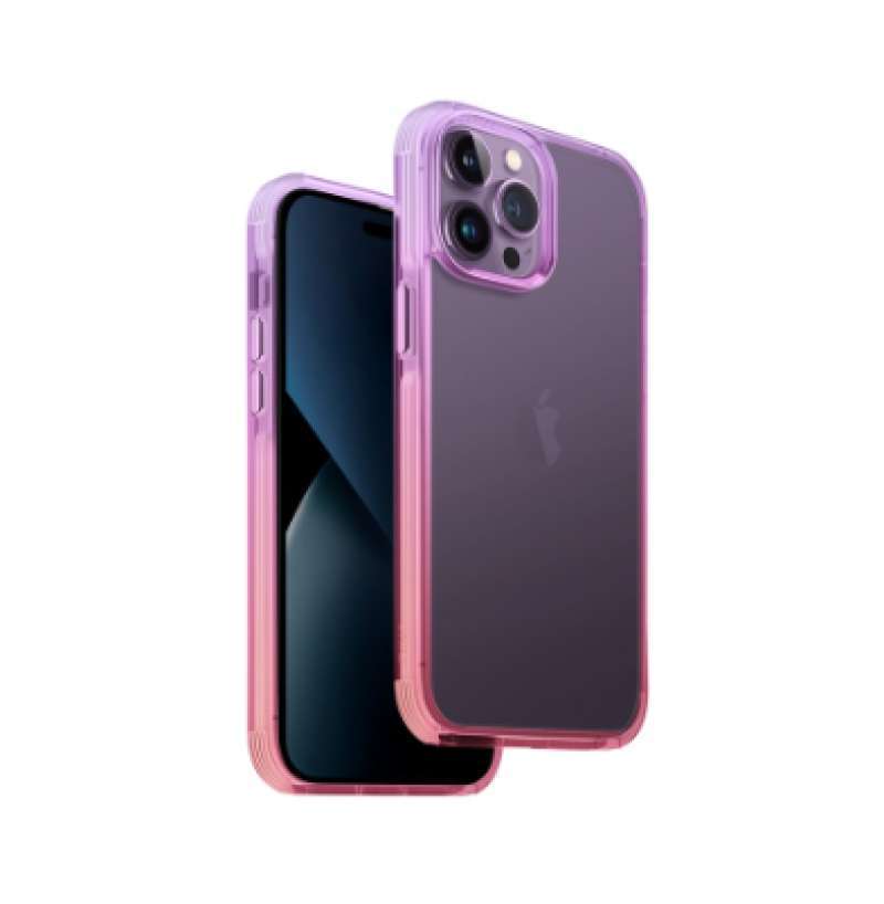[new] UNIQ HYBRID IP 14 PRO 14 PRO MAX COMBAT DUO LILAC IPHONE 14 CASE  LAVENDER/PINK) CASING IPHONE