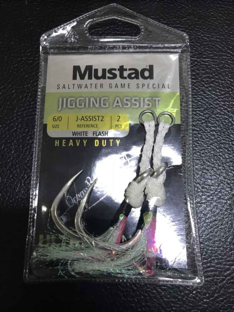 Promo Mustad Heavy Duty Jigging Assist Rig (J-Assist2) Size 6/0