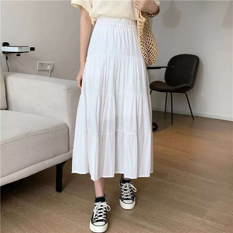 Midi ruffle rok clearance