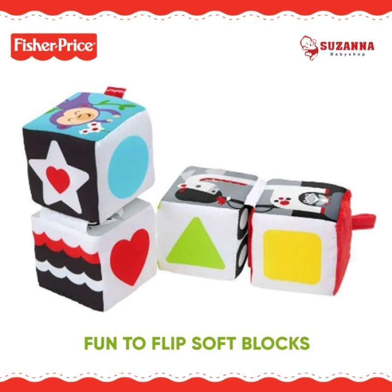 Fisher price fun to flip soft blocks store
