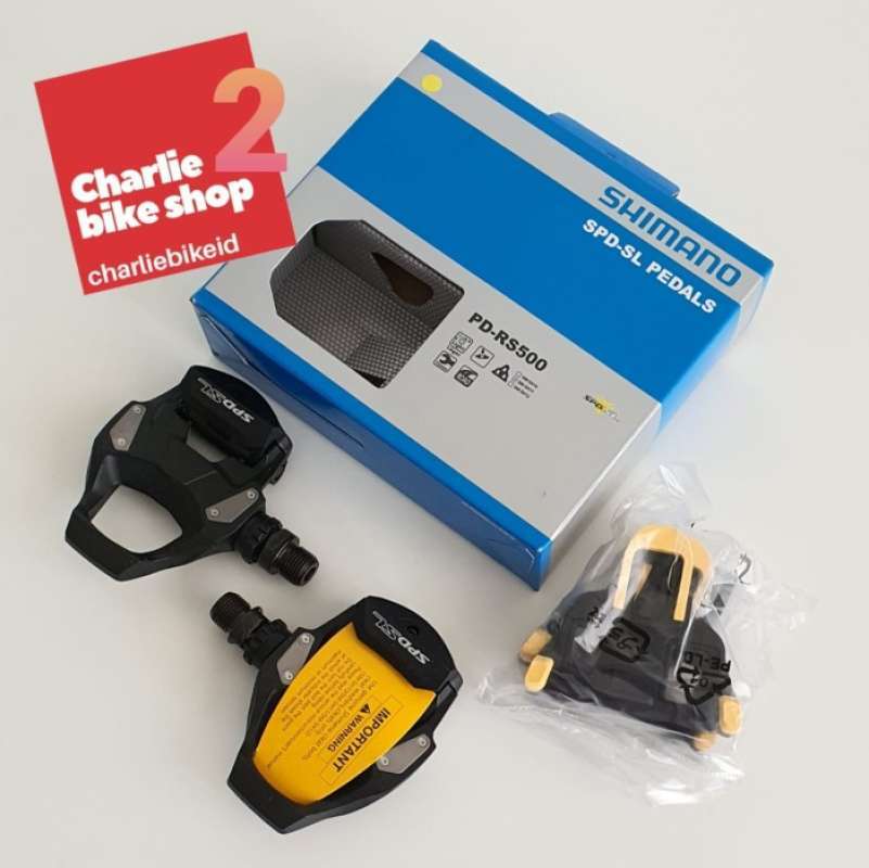 pedal spd sl shimano pd rs500 pedal cleat road bike
