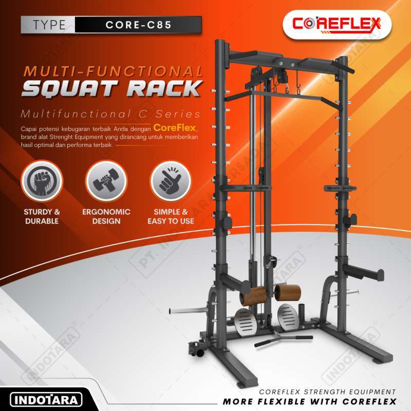 Jual squat rack bekas outlet