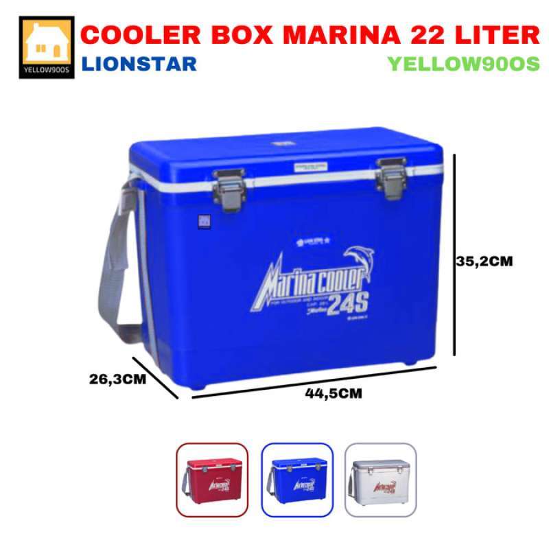 Marina Cool Box Ice Cooler Box Kotak Es 24 S Lion Star 22 liter