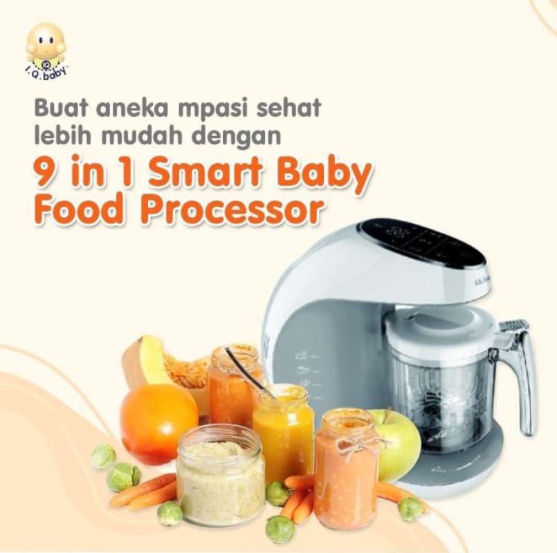 I.Q. Baby Food Processor Blender Chopper Steamer Sterilizer