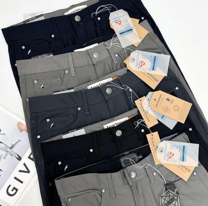 Jual Celana Panjang Tailor Vintage Performance Tech Pants 28 38