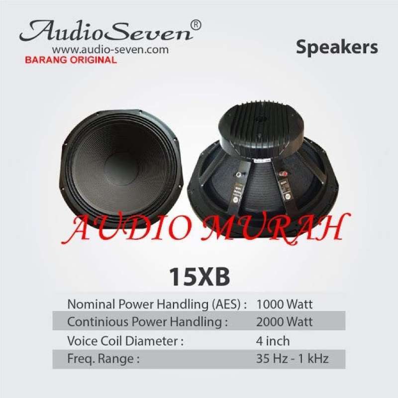 Speaker 15 sales inch audio seven