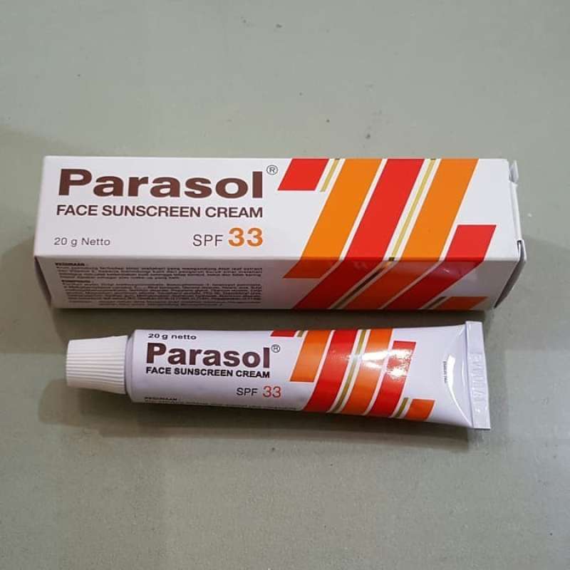 Parasol Face Sunscreen Orange Cream Spf 33 20Gr Sunscreen Wajah