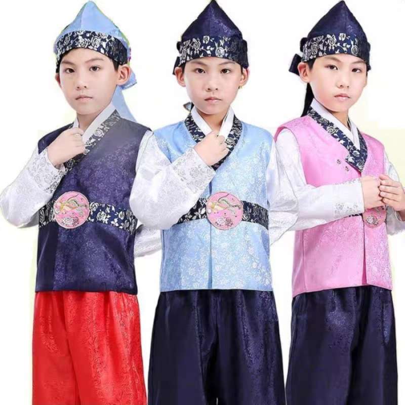 Promo Korean Hanbok Boy Pakaian tradisional Korea Hanbok anak laki
