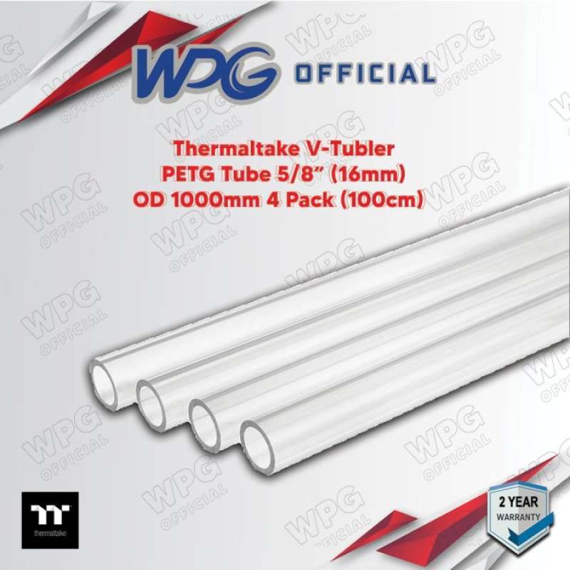 Thermaltake V-Tubler PETG Tube 16mm (5/8) OD 1000mm 4-pack