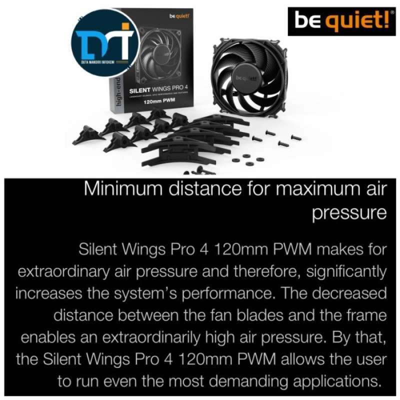 be quiet! SILENT WINGS PRO 4 120mm PWM 
