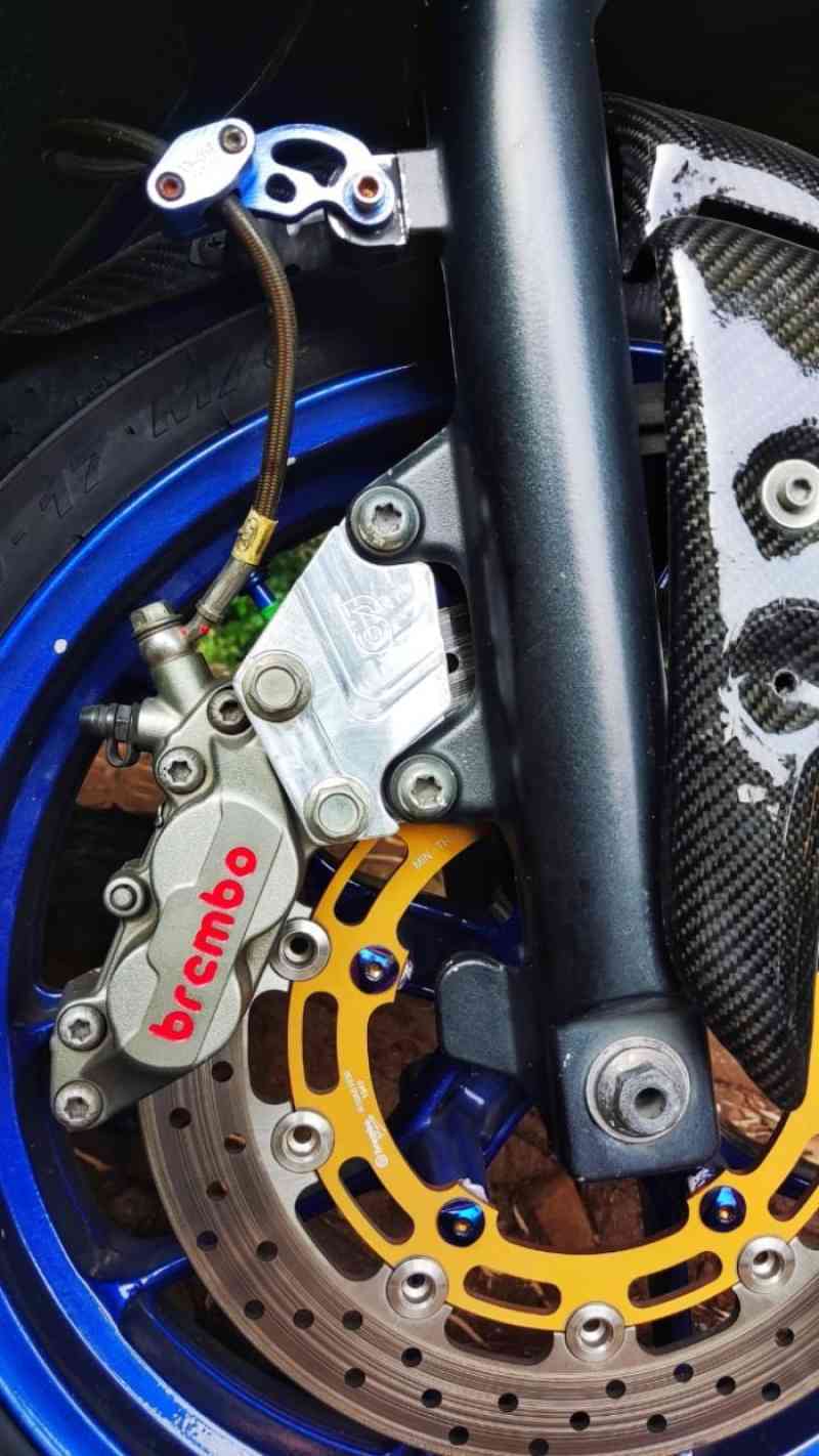 Promo Kaliper Brembo Depan R25 Mt25 Breket Kaliper Brembo New R25