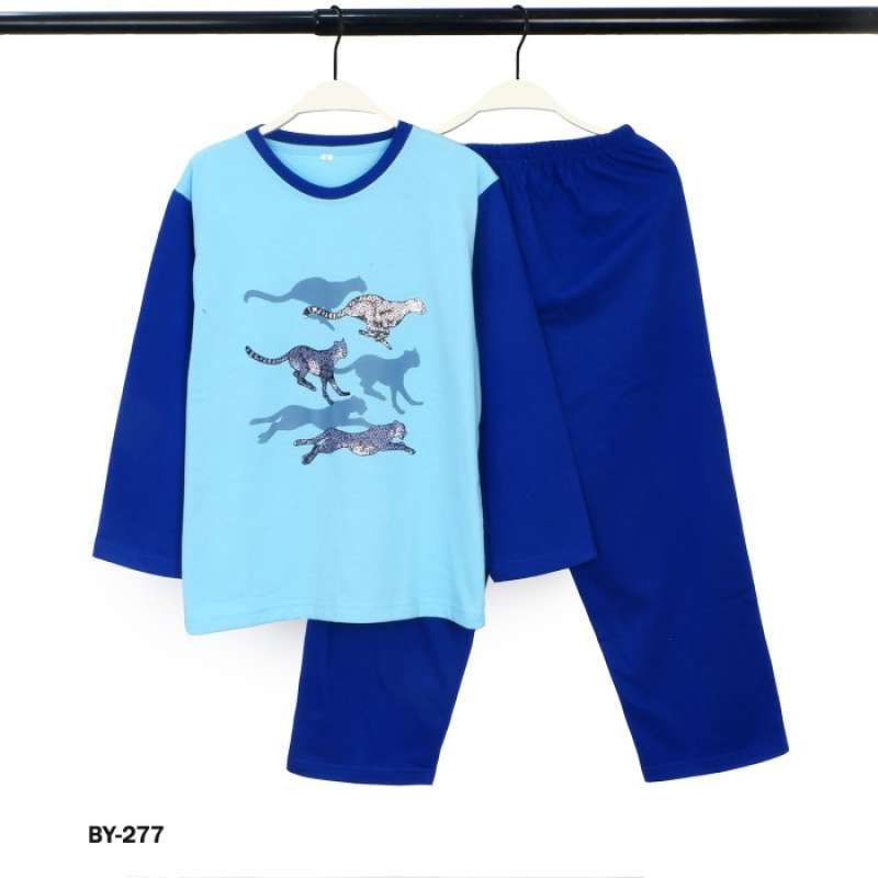 Promo Baju Tidur Anak Laki St Panjang Panjang L BY PTP MIX