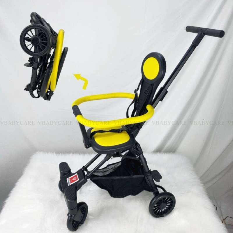 V BABYCARE Stroller Baby Kereta Dorong Balita Lipat Magic VBABY Q2 Q2 YELLOW