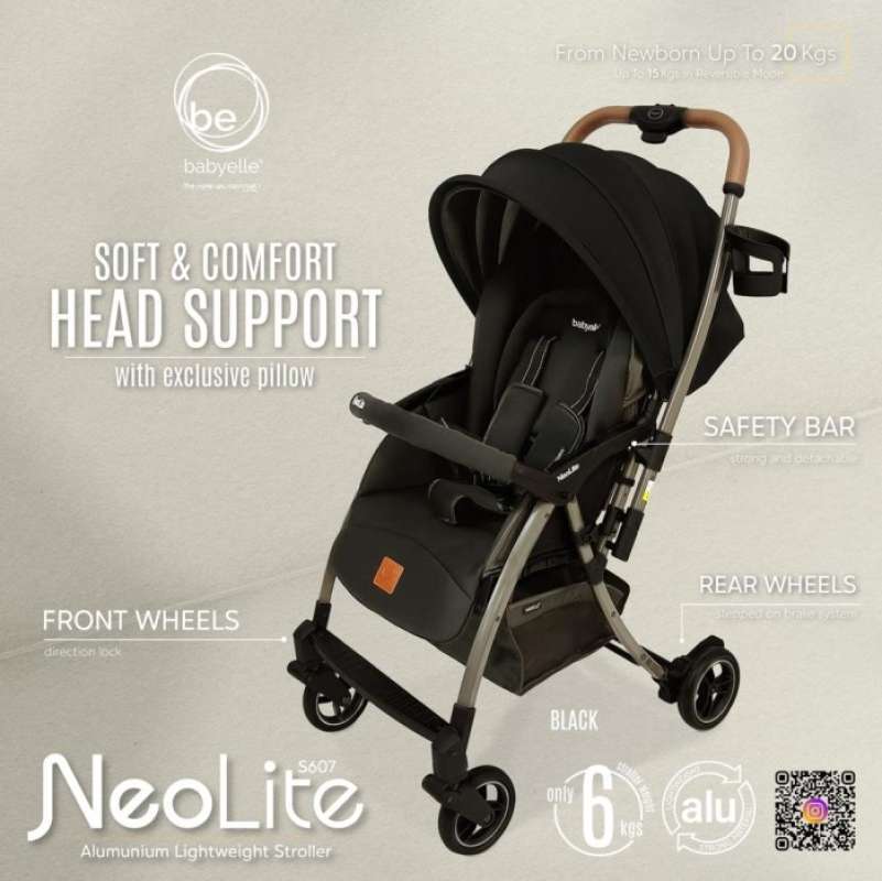 Promo Stroller Babyelle NeoLite S607 Reversible Handle Kereta