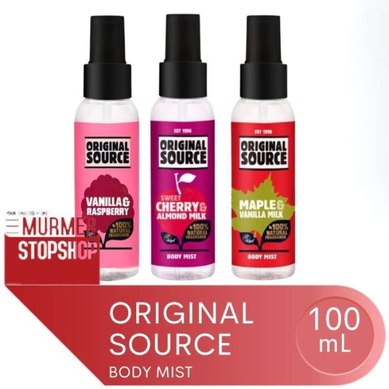 Jual Original Source Body Mist Vanilla Raspberry Coconut Mango